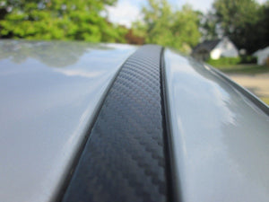 Saturn Astra 2008-2009 Black Carbon Fiber Roof Molding Trim Kit