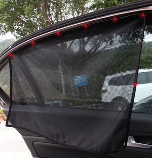 Volkswagen Jetta 1990-2019 Window Sun Shade Tint Mesh Magnetic Visor UV Protection