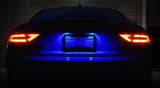 2 Piece Blue License Plate LED Bulbs T10 Wedge 5 SMD