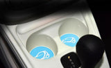 PU Leather Cup Holder Inserts Coasters for Scion XD 2008, 2009, 2010, 2011, 2012, 2013, 2014