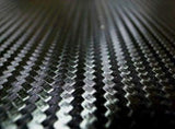 TRUE LINE Automotive Black Carbon Fiber Vinyl 3D Hood Mirror Pillar Roof Wrap Twill Weave Sheet Roll