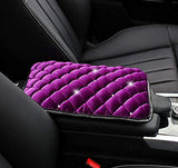 TRUE LINE Automotive Soft Diamond Car Center Console Armrest Elbow Cushion Comfort Pillow Pad