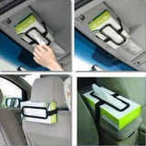 TRUE LINE Automotive Premium Tissue Kleenex Holder Organizer for Back Seat/Sun Visor