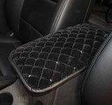 TRUE LINE Automotive Soft Diamond Car Center Console Armrest Elbow Cushion Comfort Pillow Pad