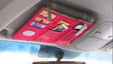 Visor sunglasses Credit Card Organizer Holder for Ford Thunderbird 1990, 1991, 1992, 1993, 1994, 1995, 1996, 1997, 1998, 1999, 2000, 2001, 2002, 2003, 2004, 2005