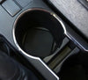 Carbon Fiber Cup Holder Inserts Coasters for Mercedes Benz GL 2007, 2008, 2009, 2010, 2011, 2012, 2013, 2014, 2015, 2016