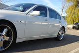 Jaguar S-Type 2000-2008 Chrome Rocker Molding Trim Kit