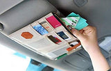 Visor sunglasses Credit Card Organizer Holder for Toyota Prius 2001, 2002, 2003, 2004, 2005, 2006, 2007, 2008, 2009, 2010, 2011, 2012, 2013, 2014, 2015, 2016, 2017, 2018, 2019